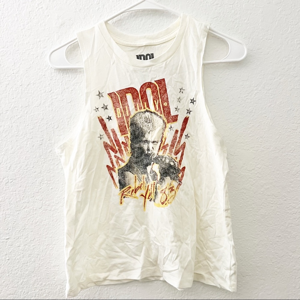 (NWOT) Billy Idol | Graphic Band Tank Top Rebel Yell 1983